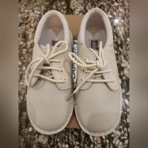 Beige Lace-Up Shoes